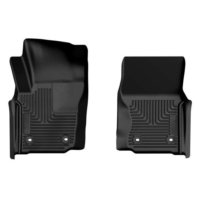 Husky WEATHERBEATER FLOOR LINERS 2024-2025 Toyota Tacoma; Extended Cab, Access Cab, Manual Trans
