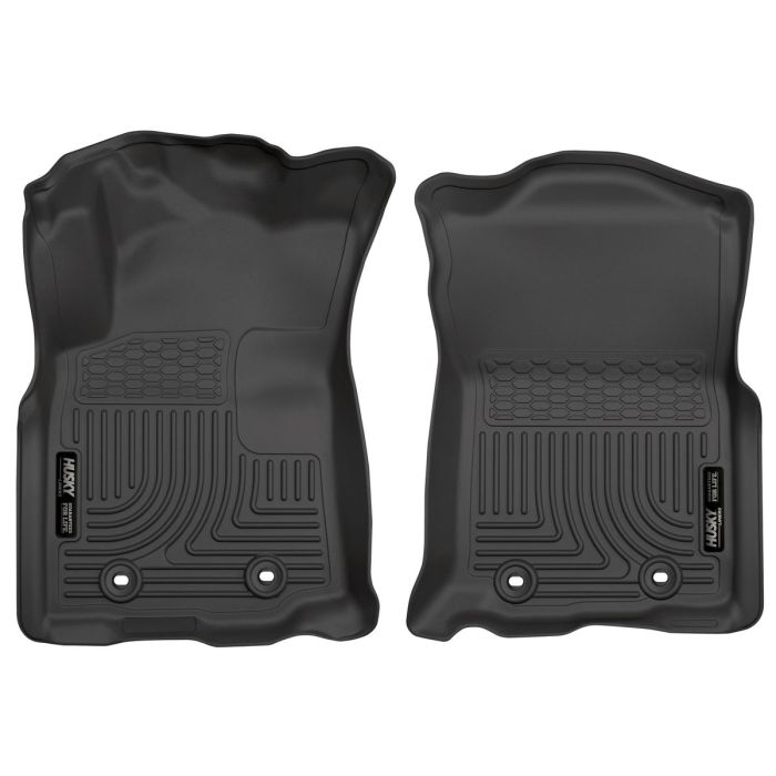 Husky WEATHERBEATER FLOOR LINERS 2018-2023 Toyota Tacoma; Extended Cab, Access Cab, Manual Trans