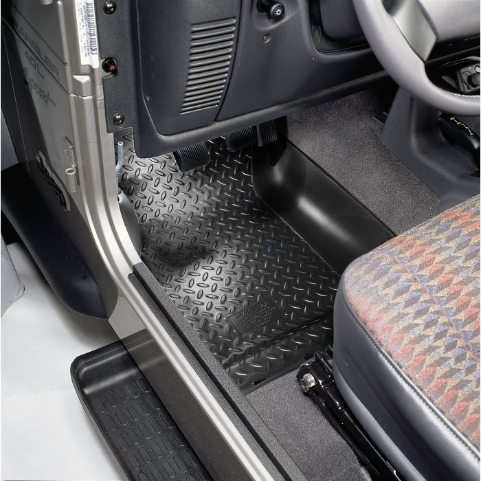 FRONT FLOOR LINERS-BLACK 97-06 TJ