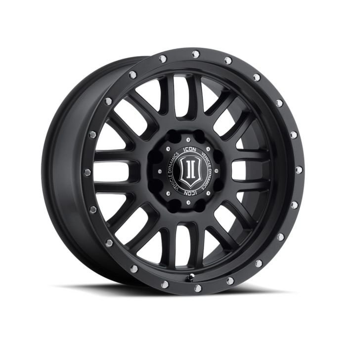 ICON ALPHA SAT BLACK 17X8.5 5X5 4.75BS