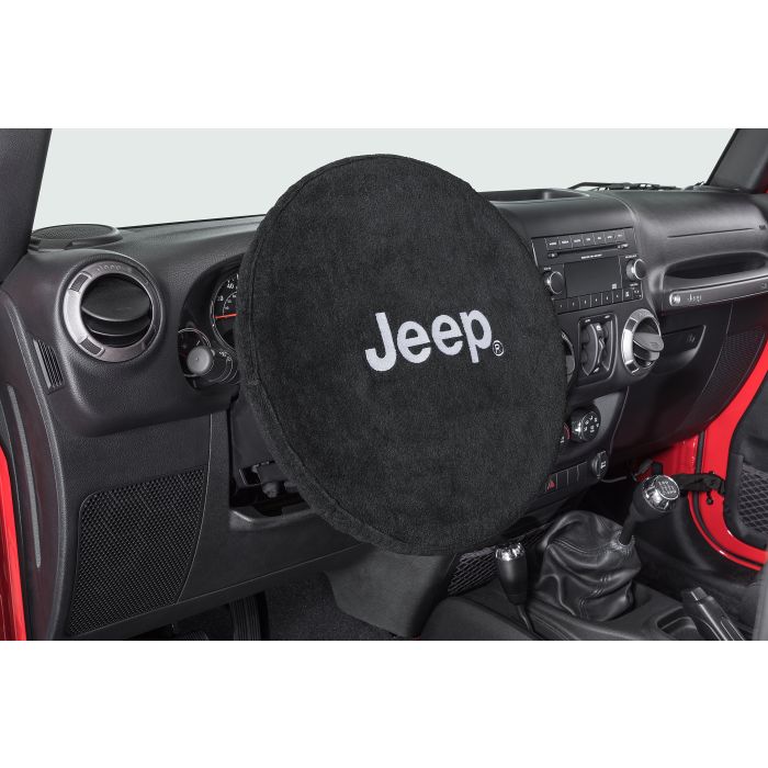 Insync SWA100JEPB Jeep Logo Steering Wheel Cover 