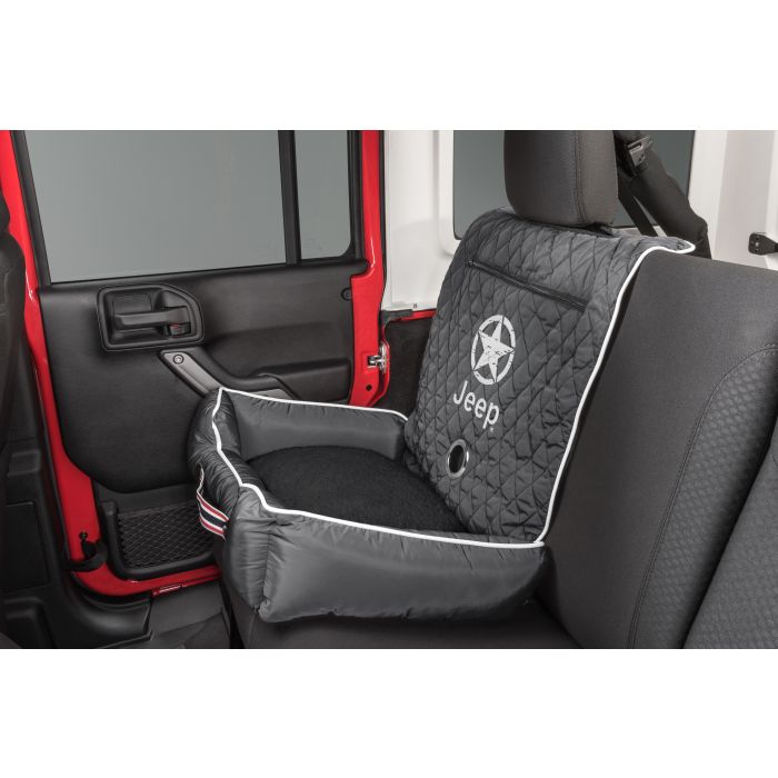 PETBED2GO CUSHION JEEP STAR BLACK