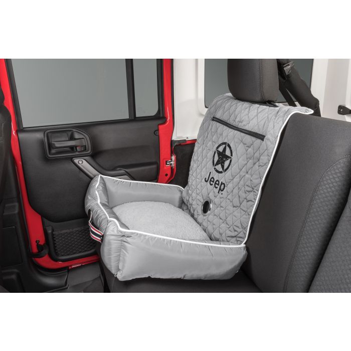 PETBED2GO CUSHION JEEP STAR GREY