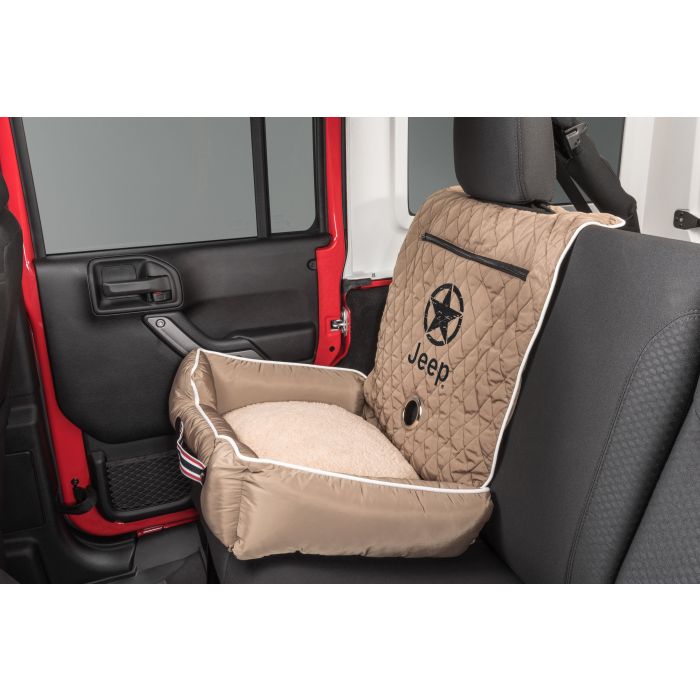 PETBED2GO CUSHION JEEP STAR TAN