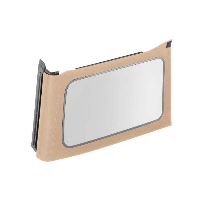 Mopar 5VN24RU5AD Passenger Side Clear Window in Tan Twill for 18-19 Jeep Wrangler JL 2 Door