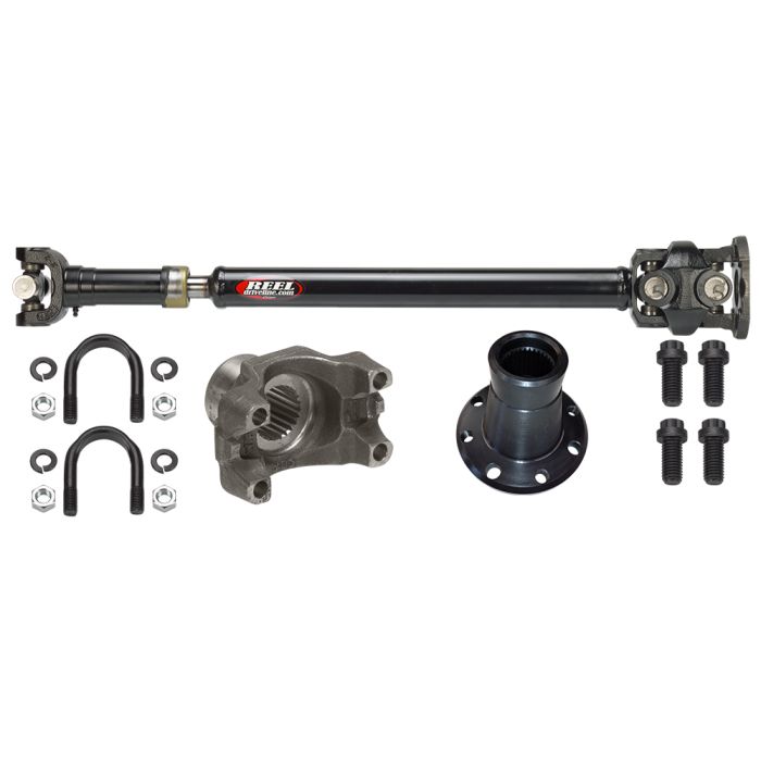 J.E. Reel 35JK-24F-BFGD Heavy Duty 1350 Front Driveshaft  for 07-18 Jeep Wrangler JK with Automatic Transmission