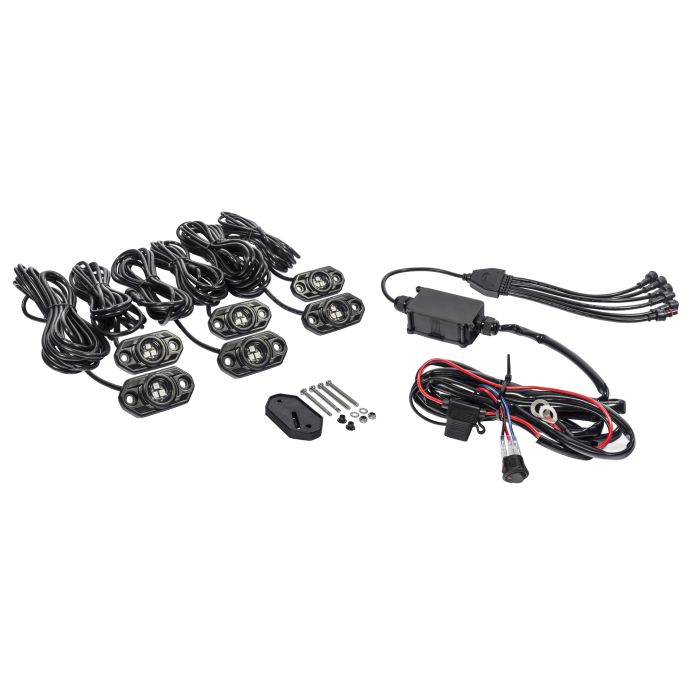 KC HiLiTES 339 C-Series RGB LED Rock Light Kit - 6 Piece Kit