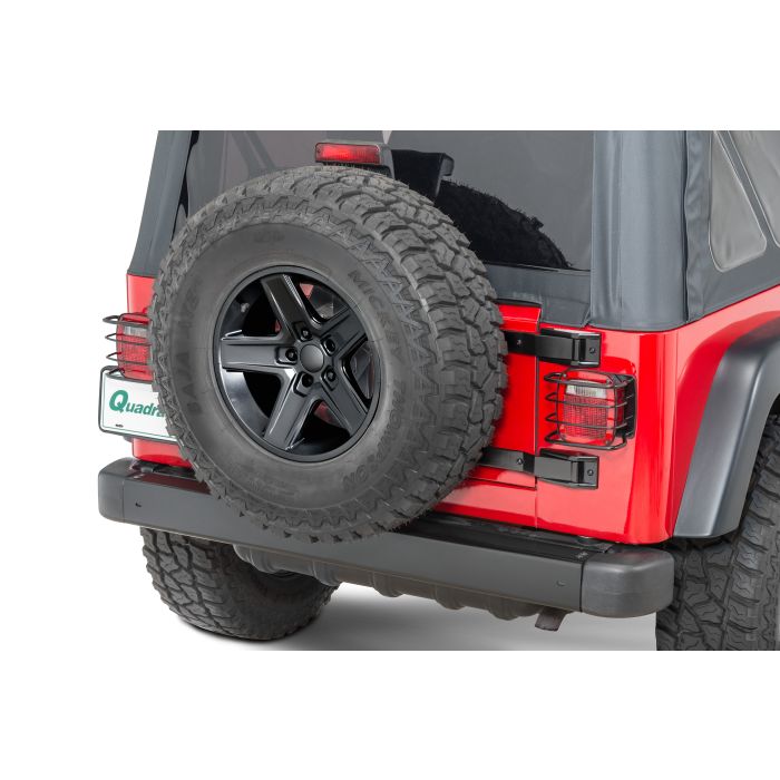Kentrol  Tail Light Guards for 76-06 Jeep CJ5, CJ7, CJ8 Scrambler & Wrangler YJ, TJ, Unlimited