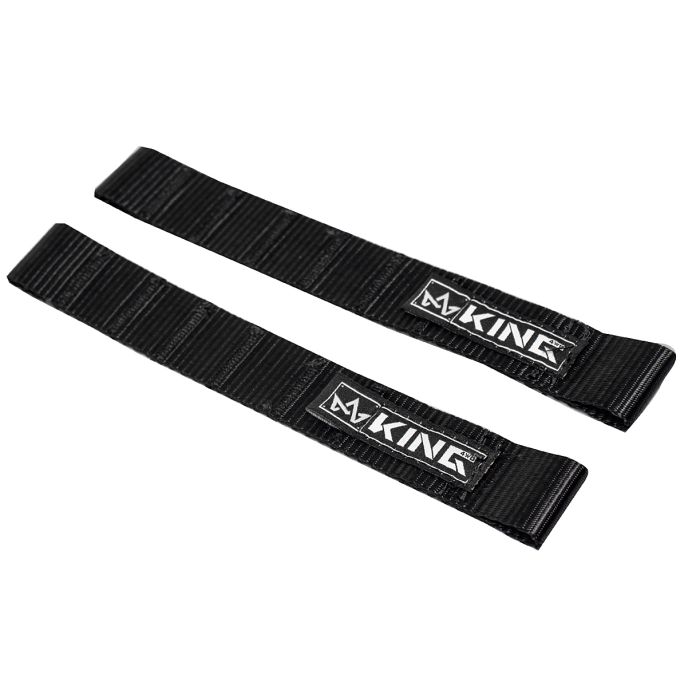King 4WD 16010001 Heavy Duty Adjustable Door Strap Pair for 76-20 Jeep Vehicles