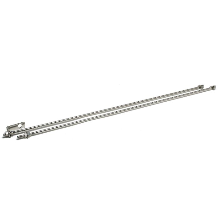 Kentrol  Stainless Steel Strut Rod Kit for 72-86 Jeep CJ