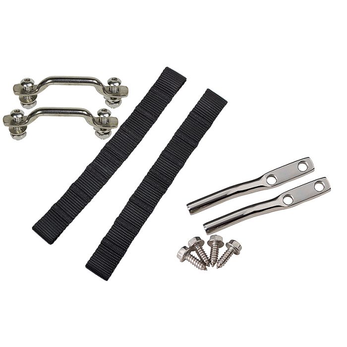 KEN BLK DOOR STRAP KIT 76-95 CJ TJ