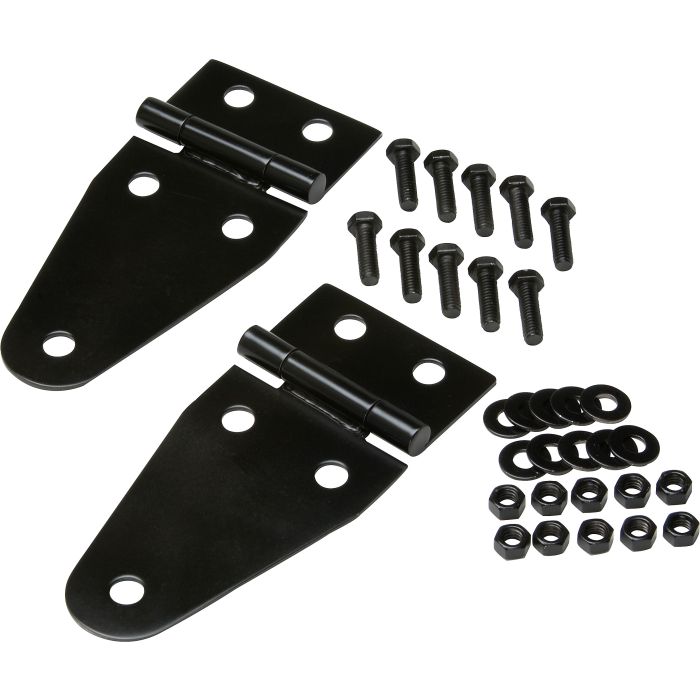 Kentrol  Stainless Steel Hood Hinge Set for 55-95 Jeep CJ & Wrangler YJ