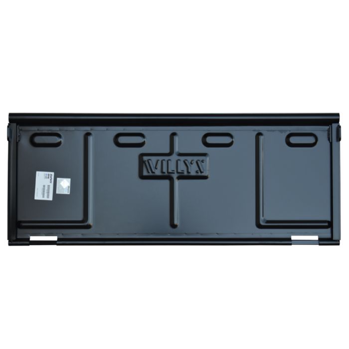 Key Parts 0477-400 Jeep Licensed Willys Script Tailgate for 46-64 Jeep Willys CJ2A, CJ3A, & CJ5