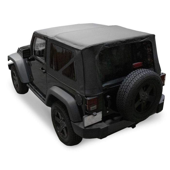 KING REPL SOFT TOP 10-18 JK 2DR BLK DIA