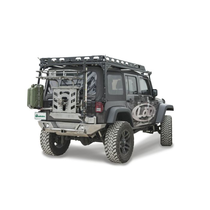 LoD  Destroyer Shorty Rear Bumper for 07-18 Jeep Wrangler JK