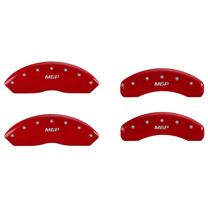 MGP Caliper Covers  MGP Logo Brake Caliper Covers with Single Piston for 14-19 Jeep Cherokee KL