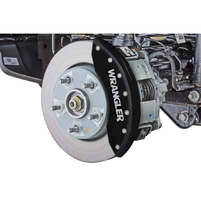 WRANGLER LOGO CAL CVR TJ FRNT BLK  42009