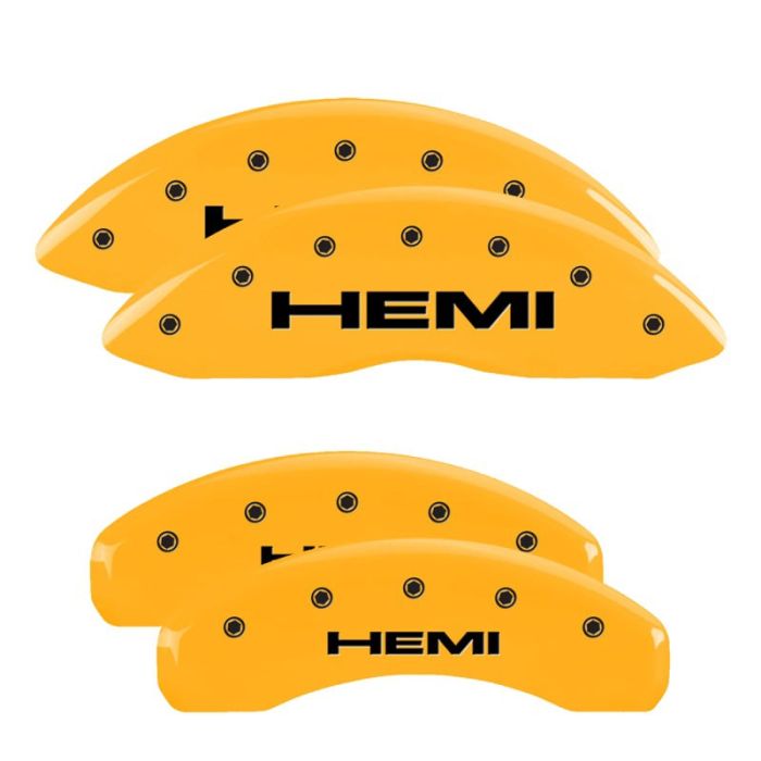 HEMI CALIPER COVERS 11-19 WK YEL   42020