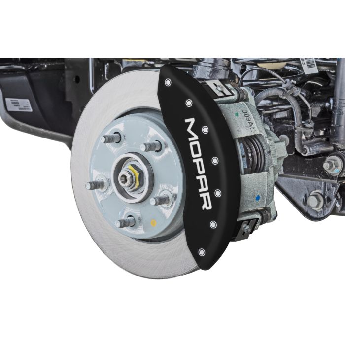 MOPAR LOGO CALIPR CVR 03-06 TJ BLK 42014