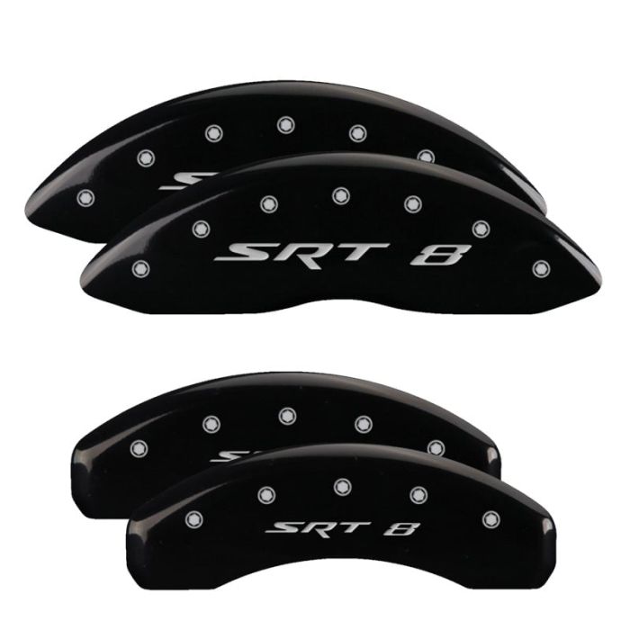 SRT8 LOGO CALIPER COVERS WK/XK BLK 42002