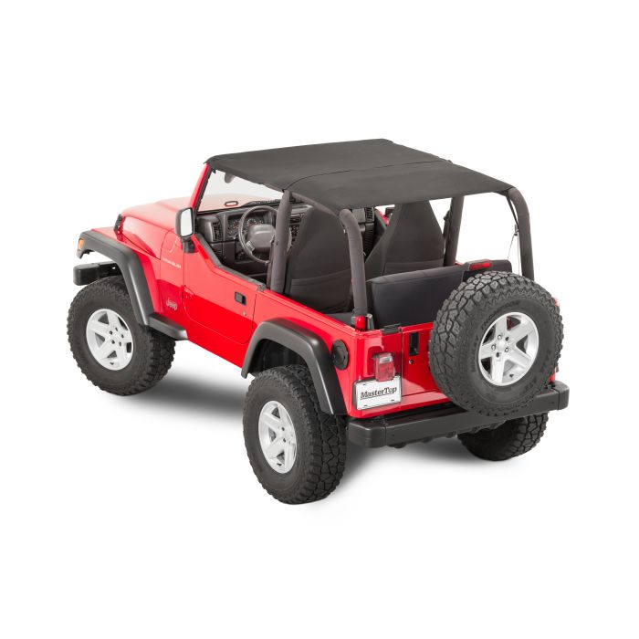 MasterTop  Ultimate Summer Combo in MasterTwill® Fabric for 97-06 Soft Top Equipped Jeep TJ Wrangler