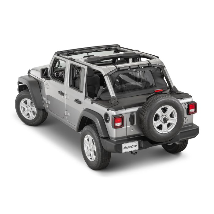 MSP TONNEAU COVER JLU HARDTOP BLK DIA