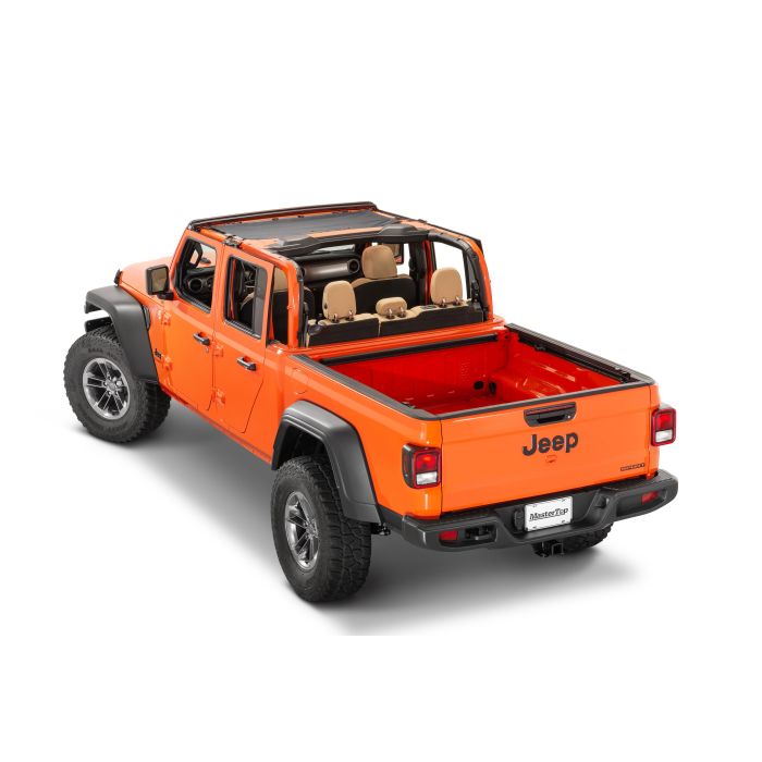 MasterTop  ShadeMaker Freedom Mesh Bimini Top Plus For Jeep Gladiator JT