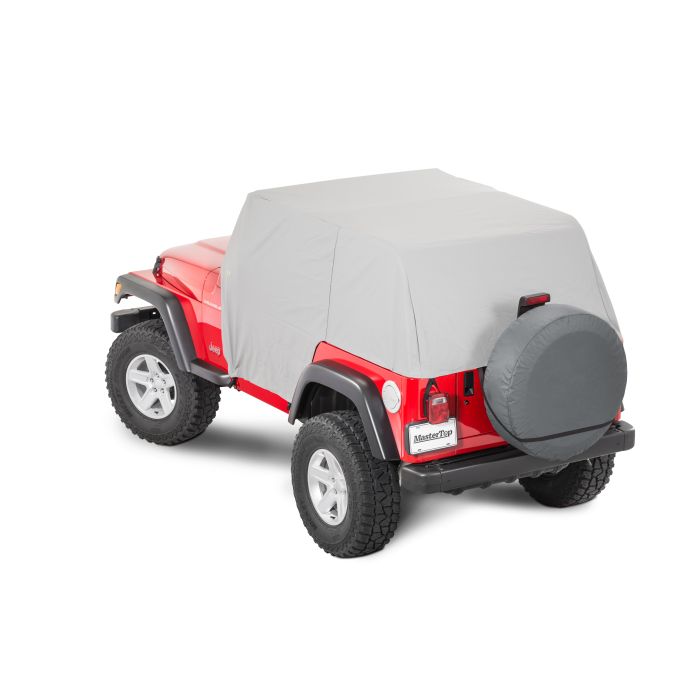 MasterTop 11110009 Cab Cover with Door Flaps for 92-06 Jeep Wrangler YJ & TJ