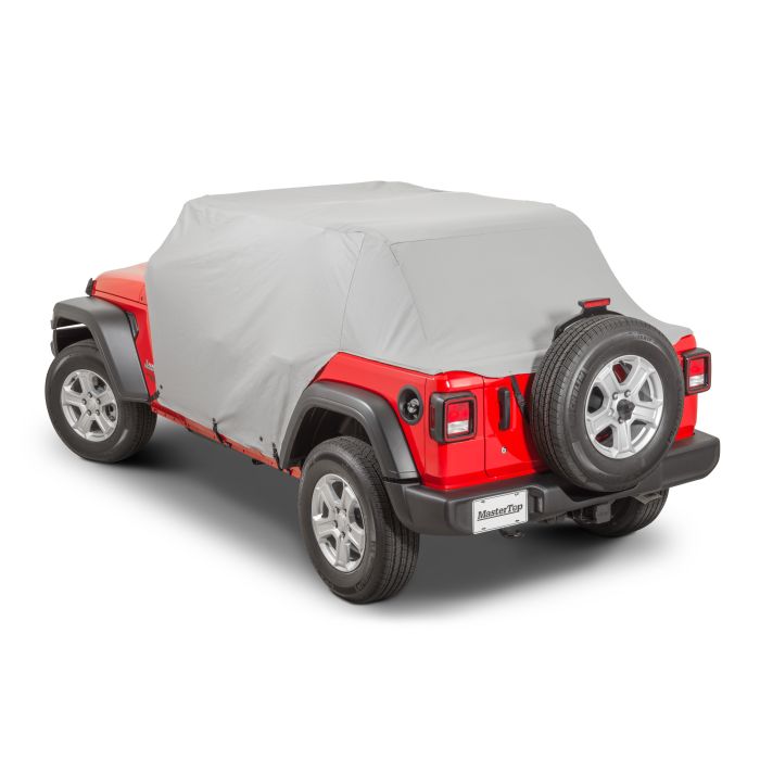 MasterTop 11110609 Cab Cover with Door Flaps for 18-22 Jeep Wrangler JL Unlimited with hard or soft top removed