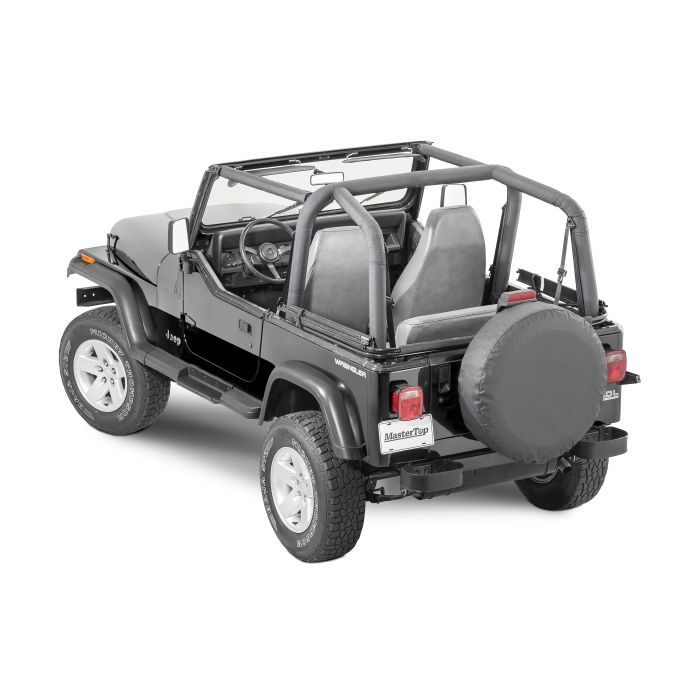 MasterTop 12203115 Sport Bar Covers for 92-95 Jeep Wrangler YJ 