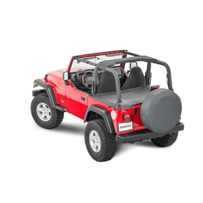MasterTop  Tonneau Cover in Black Diamond for 97-02 Jeep Wrangler TJ