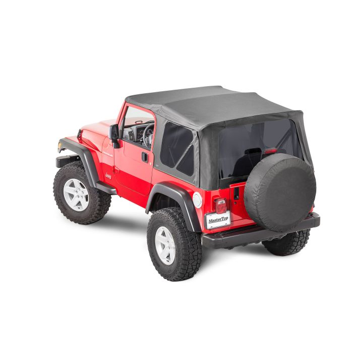 MasterTop  Premium Replacement Soft Top with Tinted Windows  for 97-06 Jeep Wrangler TJ