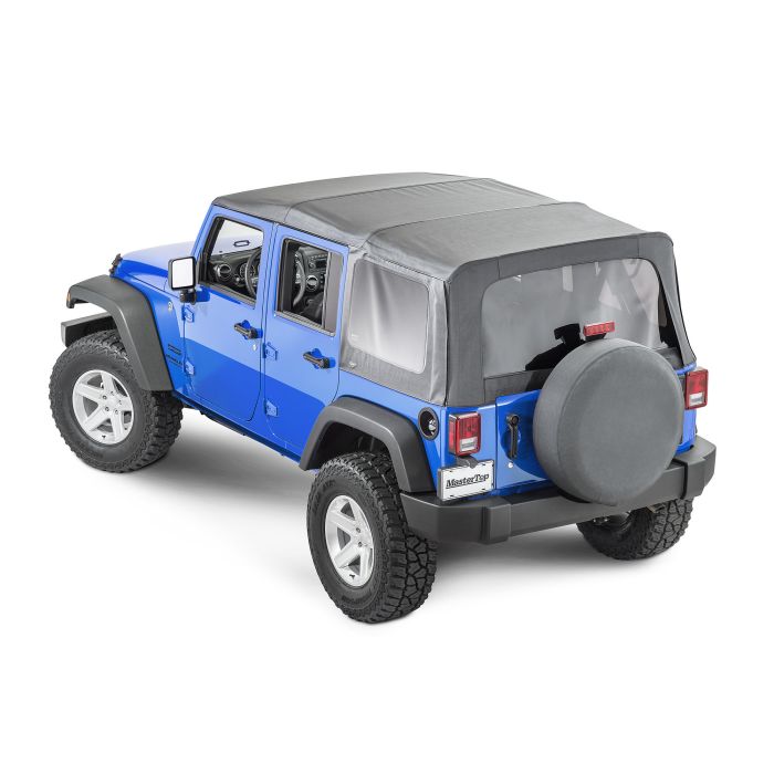 MasterTop  Premium Replacement Soft Top  for 07-09 Jeep Wrangler JK Unlimited 4-Door