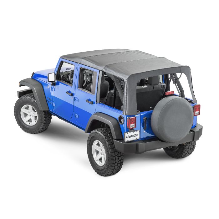 MasterTop  Premium Replacement Soft Top  for 07-18 Jeep Wrangler Unlimited JK