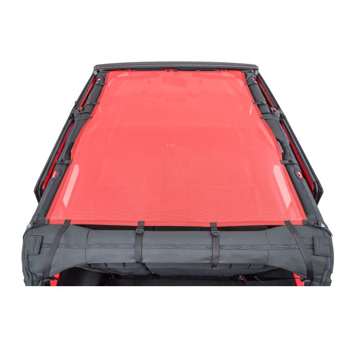 MasterTop  ShadeMaker Mesh Bimini Top Plus for 07-18 Jeep Wrangler Unlimited JK