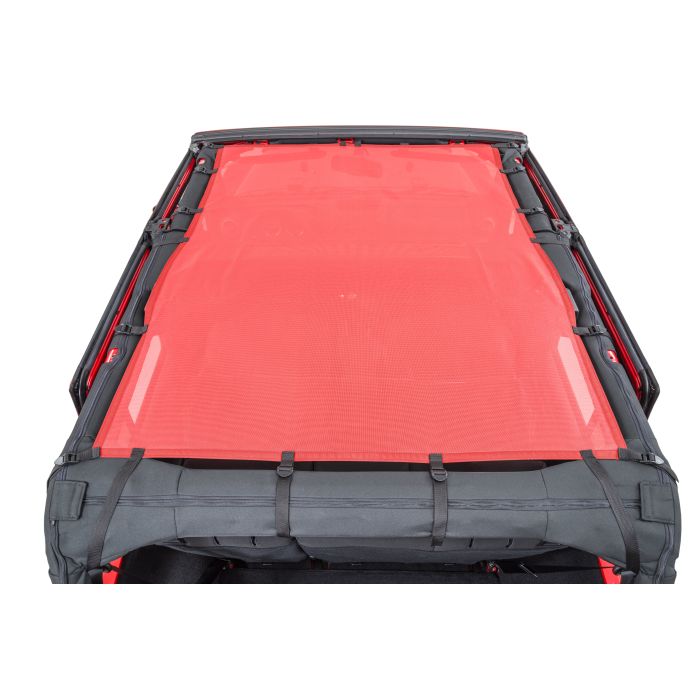 MasterTop  ShadeMaker Mesh Bimini Top Plus for 07-18 Jeep Wrangler Unlimited JK