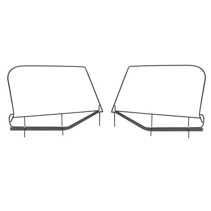 MasterTop 15422201 OE Style Replacement Upper Door Pair for 97-06 Jeep Wrangler TJ
