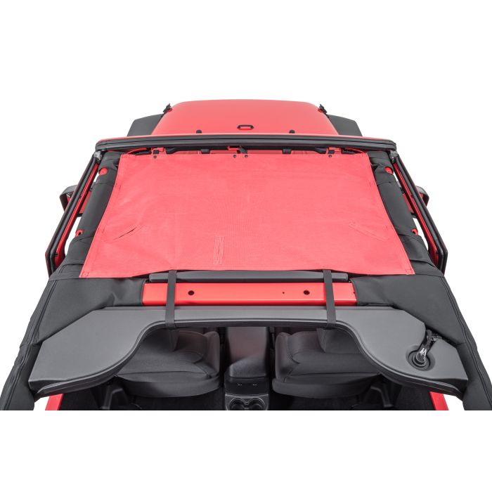MasterTop  ShadeMaker Freedom Mesh Bimini Top for 07-18 Jeep Wrangler JK
