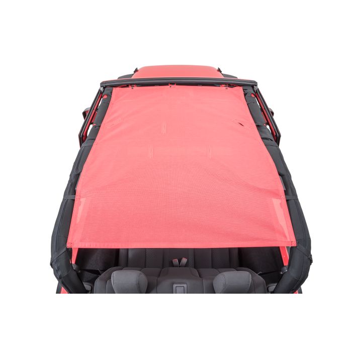 MasterTop  ShadeMaker Freedom Mesh Bimini Top Plus for 07-18 Jeep Wrangler JK