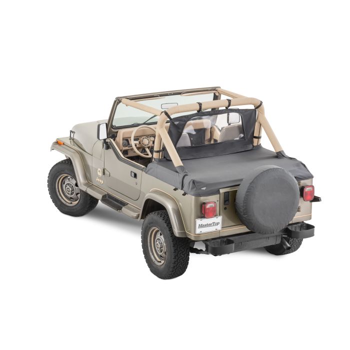 MasterTop 14502115 Rear Tonneau Cover  for 87-91 Jeep Wrangler YJ
