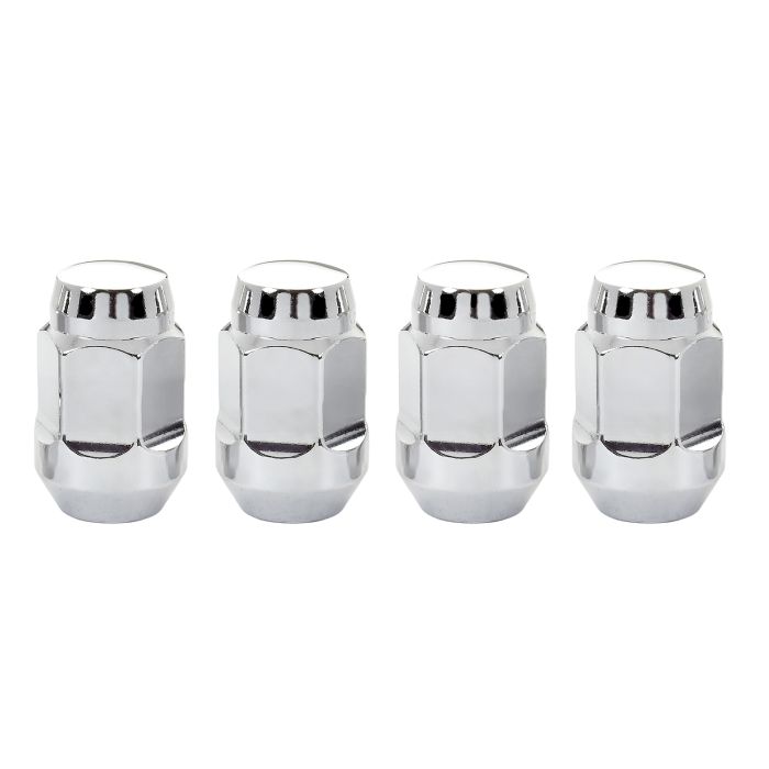 MCG CONE SEAT LUG 1/2-20 3/4IN CHR 4PC