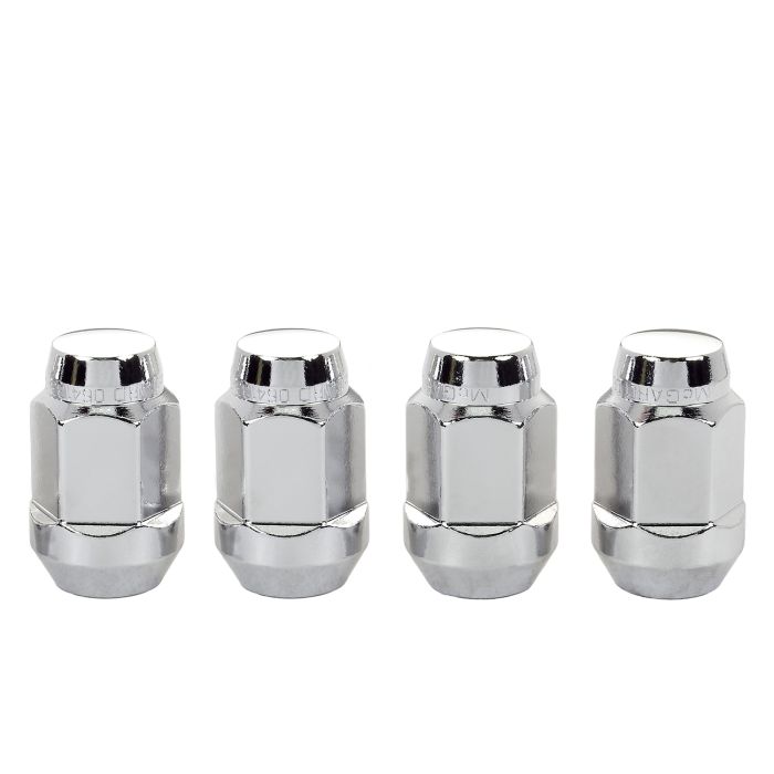 MCGARD BULGE LUG NUTS 4PC M14X1.5 CHR