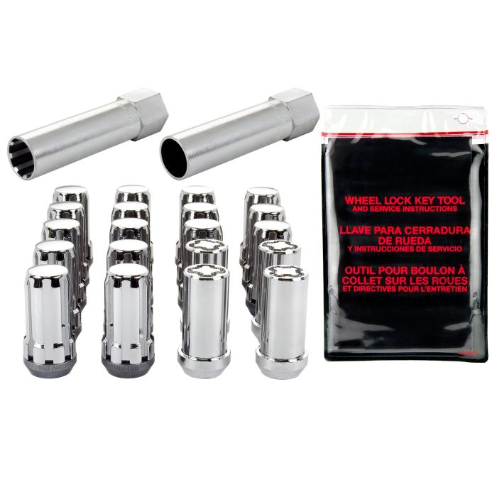 MCG SPLINE INSTALL KIT 1/2-20 CHR 20PC