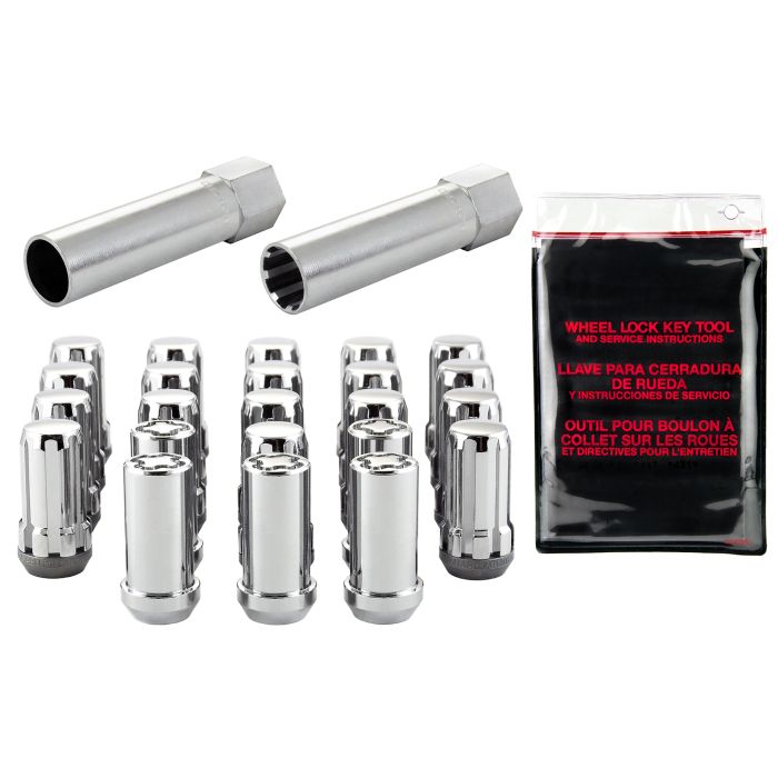 MCG SPLINE INSTALL KIT 1/2-20 CHR 23PC