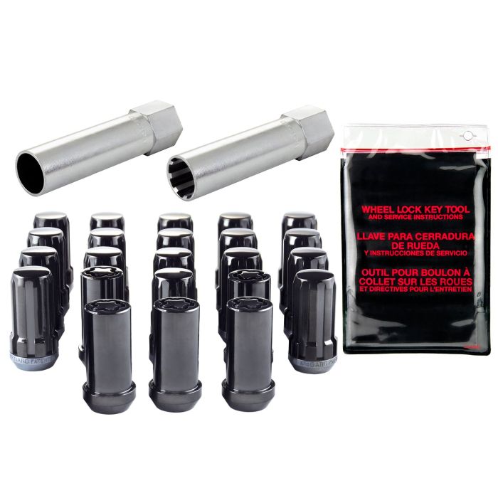 MCG SPLINE INSTALL KIT M14X1.5 BLK 23PC