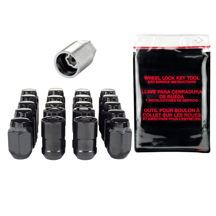 MCG CONE SEAT W/ LOCKS 1/2-20 BLK 20PC