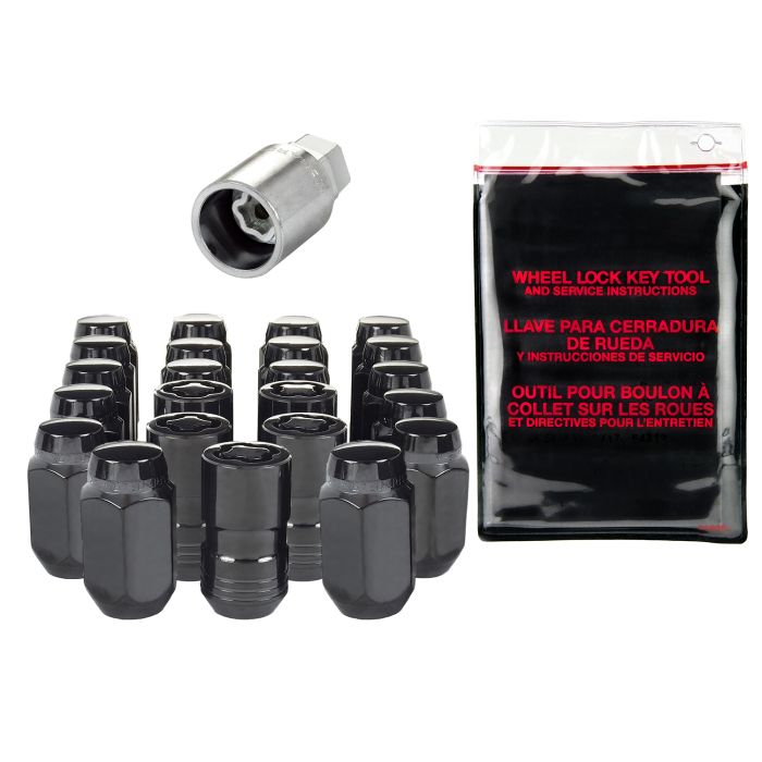 MCG WHEEL INSTALL KIT M14X1.5 BLK 23PC
