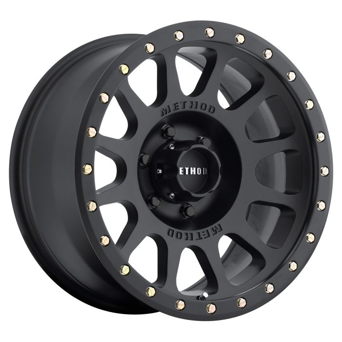MR305 NV, 17x8.5, +25mm Offset, 5x5, 94mm Centerbore, Matte Black