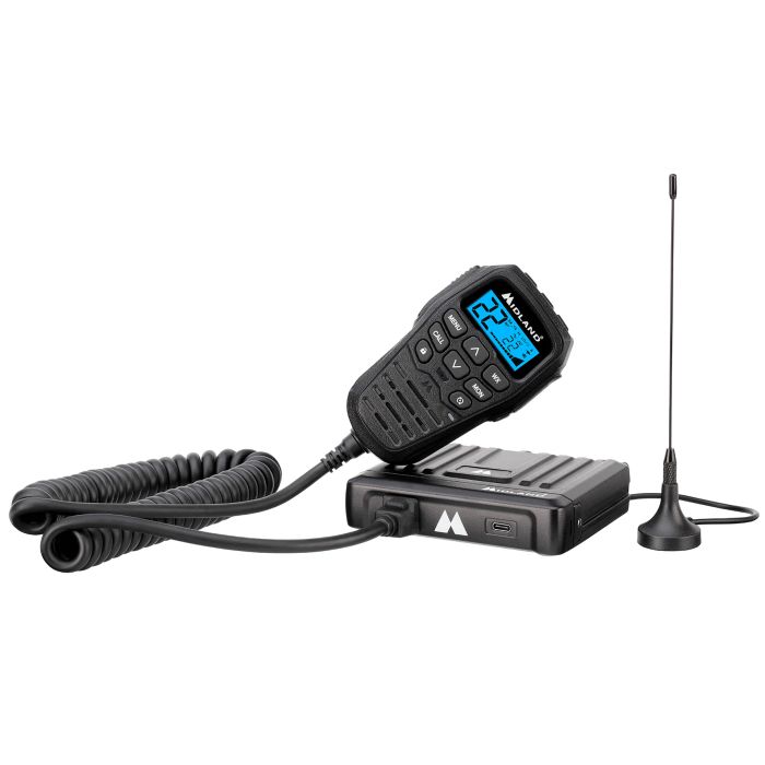 Midland Radio MXT275 15 Watt Micro Mobile Radio with USB-C 