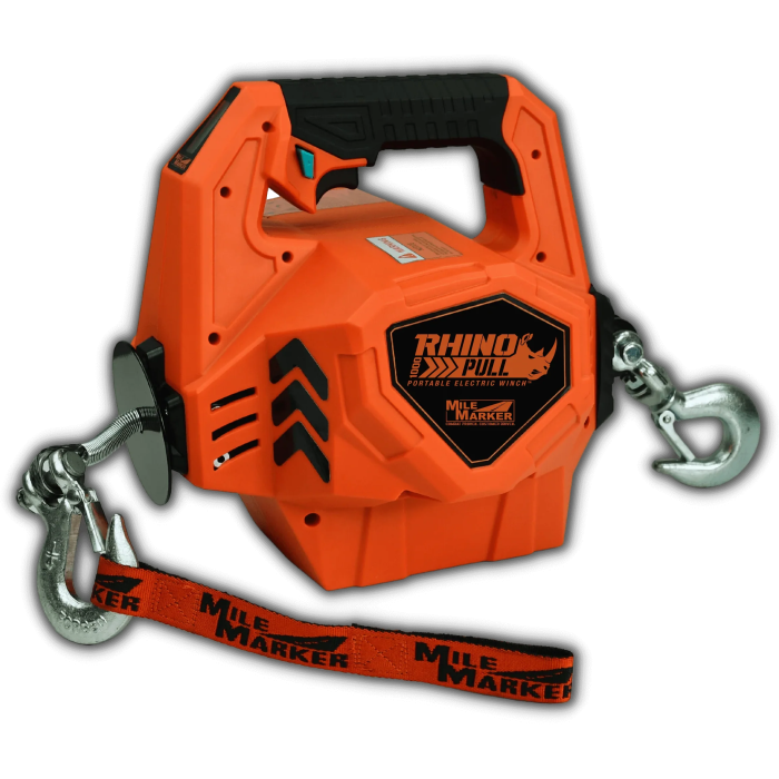 Mile Marker 71-1000 Rhino Pull 1000lb Portable Winch 